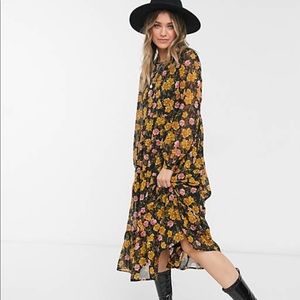 Brand new piece chiffon dress